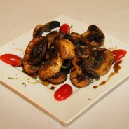 Grilled mushrooms